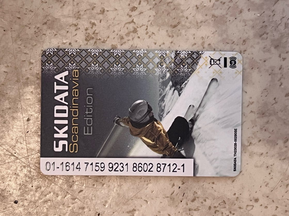 Skidata keycard
