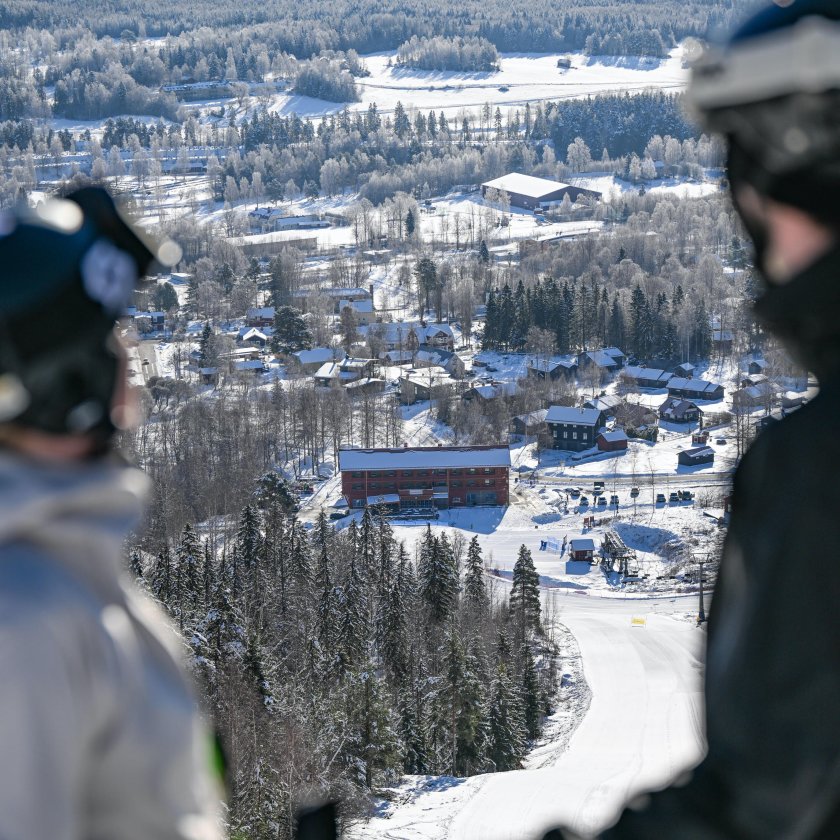 Skidåkning i Järvsö